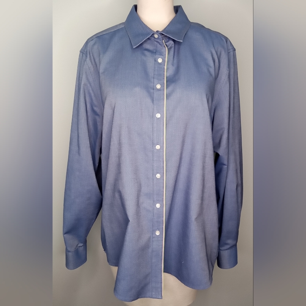 Pearly Vine "Casie Stripe" Button Down shirt NWT